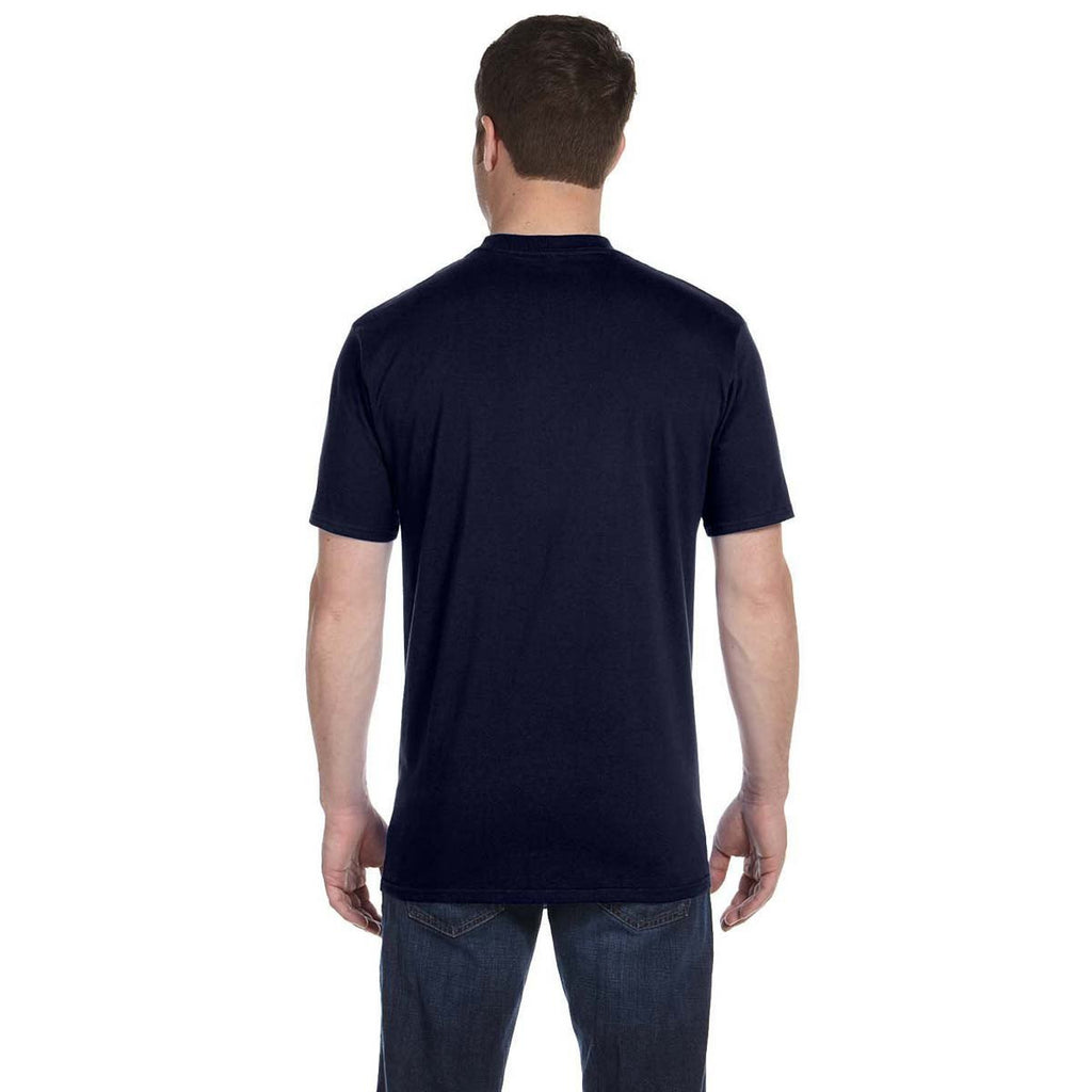 Anvil Men's Navy Midweight T-Shirt