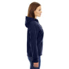 North End Women's Classic Navy Prospect Two-Layer Fleece Bonded Soft Shell Hooded Jacket