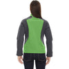 North End Women's Valley Green Terrain Colorblock Soft Shell with Embossed Print
