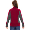 North End Women's Classic Red Generate Textured Fleece Jacket