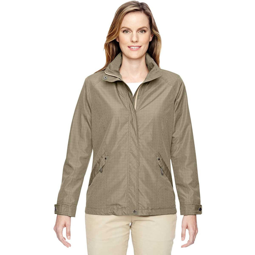 North End Women's Stone Excursion Transcon Lightweight Jacket with Pattern