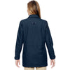North End Women's Navy Excursion Jacket with Fold Down Collar