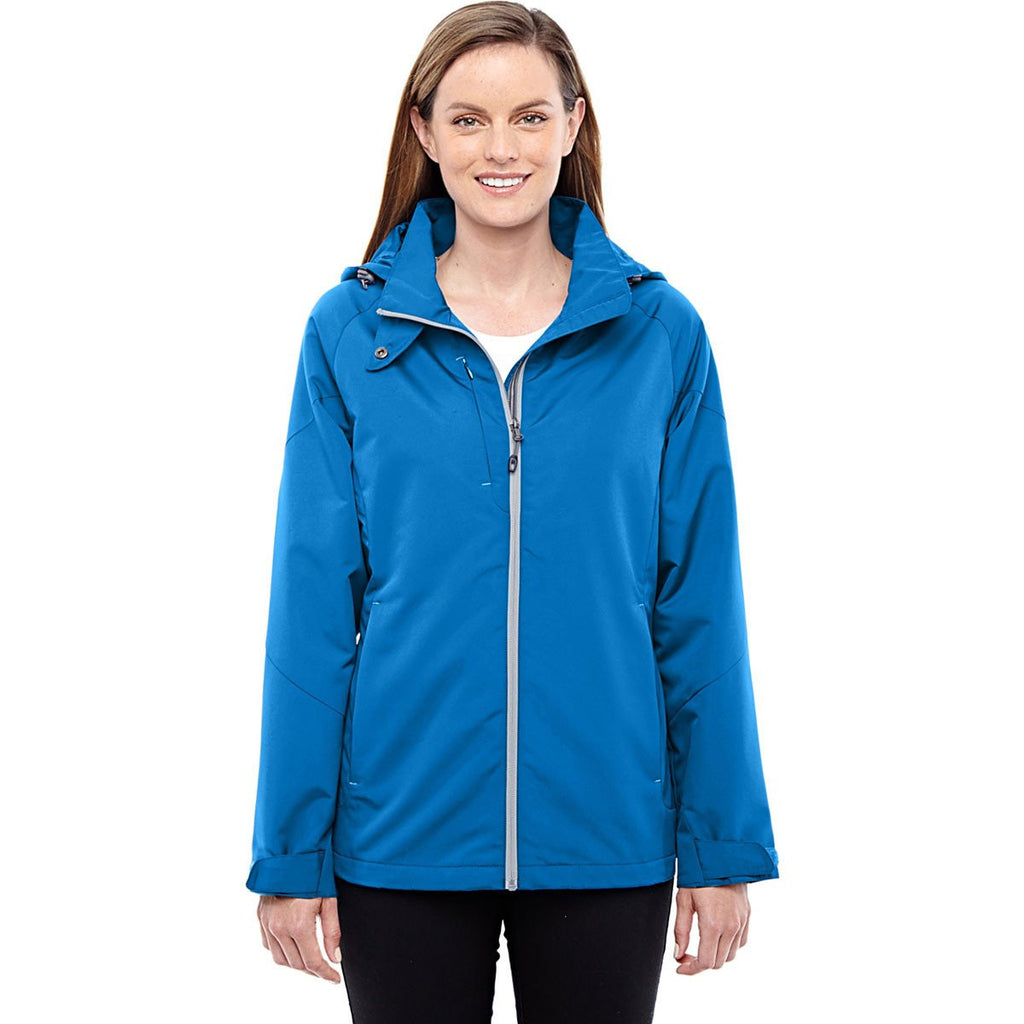 North End Women's Nautical Blue/Platinum Insight Interactive Shell Jacket
