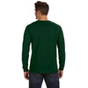 Anvil Men's Forest Green Midweight Long-Sleeve T-Shirt