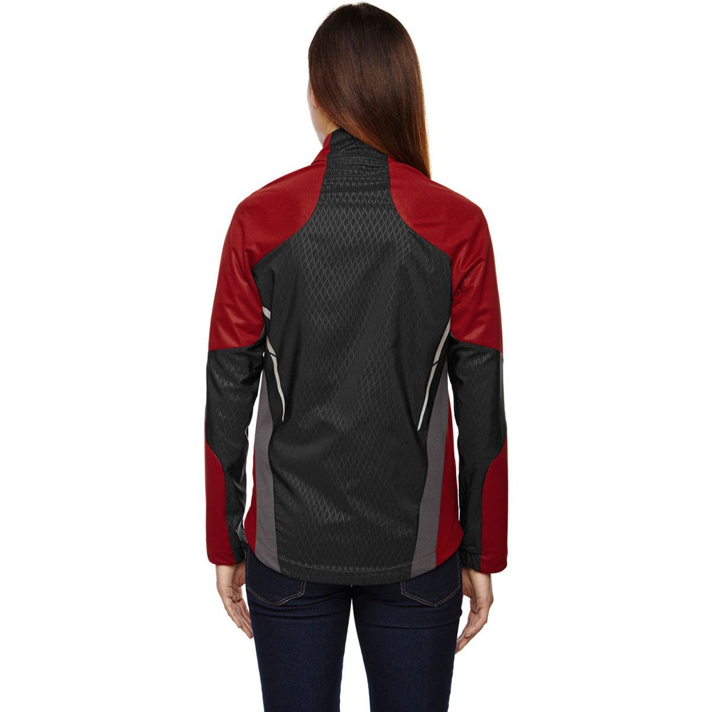 North End Women's Olympic Red Dynamo Performance Hybrid Jacket
