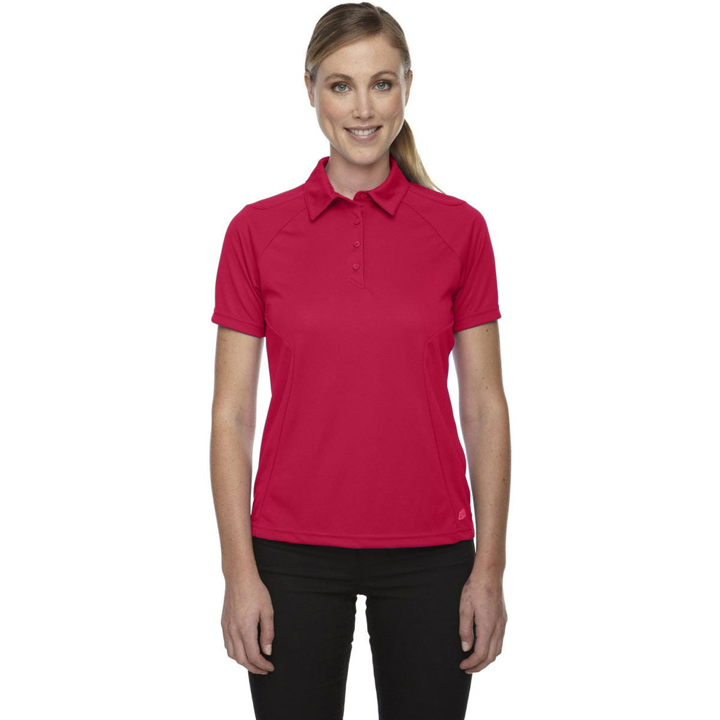North End Women's Olympic Red Dolomite UTK Performance Polo