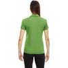 North End Women's Valley Green Stretch Embossed Print Polo