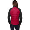North End Women's Olympic Red Epic Insulated Hybrid Bonded Fleece Jacket