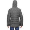 North End Women's Carbon Heather Insulated Jacket with Heat Reflect Technology
