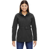 North End Women's Carbon Heather Textured Two-Tone Jacket