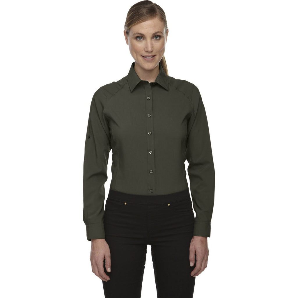 North End Women's Oakmoss Performance Shirt with Roll-Up Sleeves