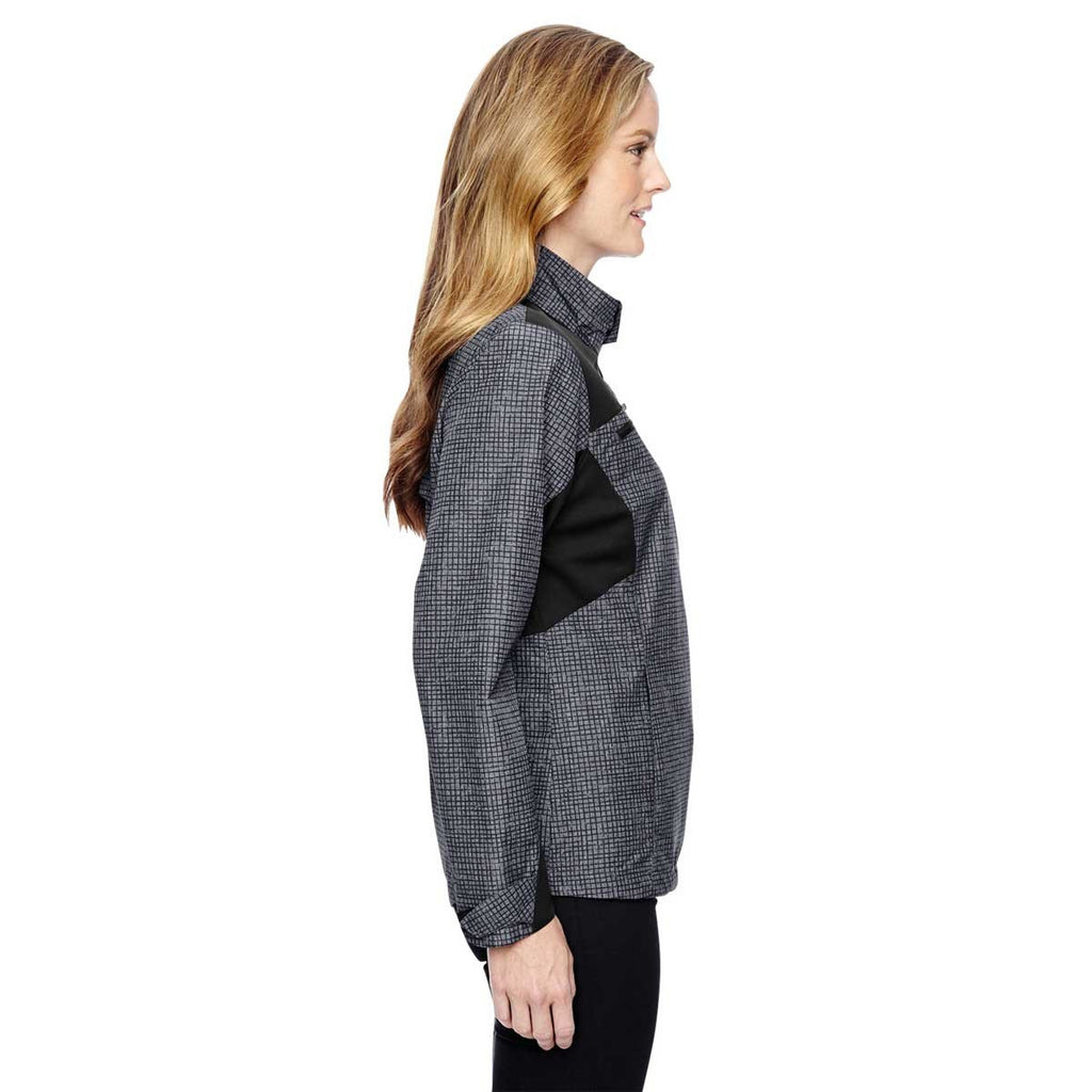 North End Women's Carbon Interactive Sprint Printed Jacket