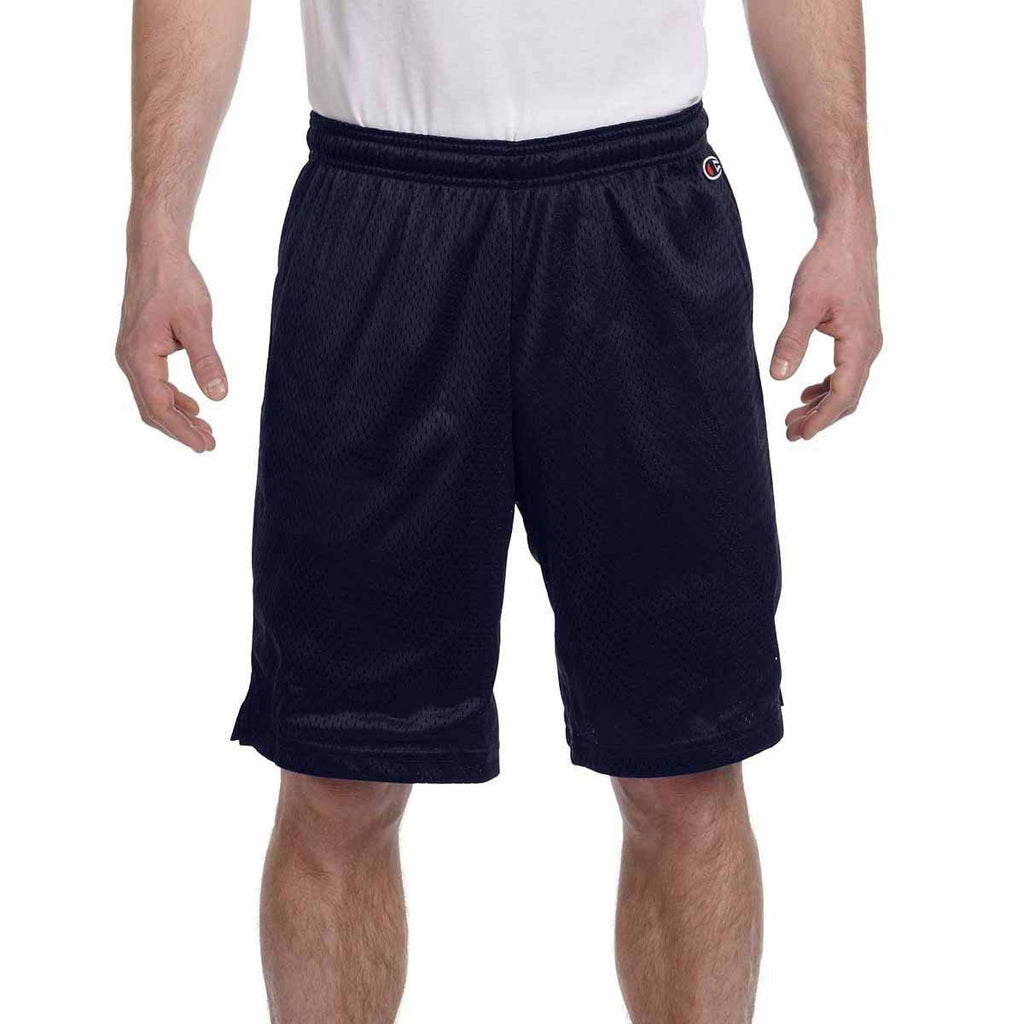 Champion Men's Navy 3.7-Ounce Mesh Short