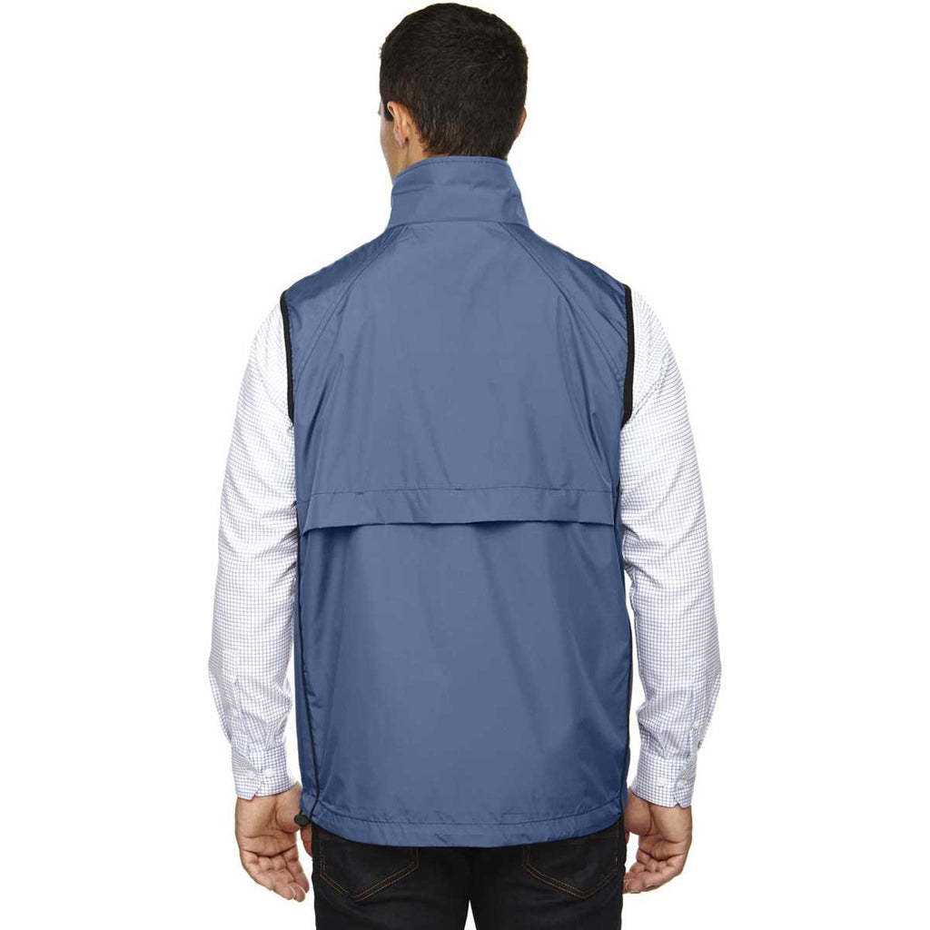 North End Men's Glacier Blue Techno Lite Activewear Vest