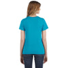 Anvil Women' Caribbean Blue Lightweight T-Shirt