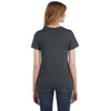 Anvil Women's Heather Dark Grey Lightweight T-Shirt