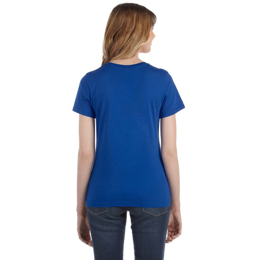 Anvil Women's Royal Blue Lightweight T-Shirt