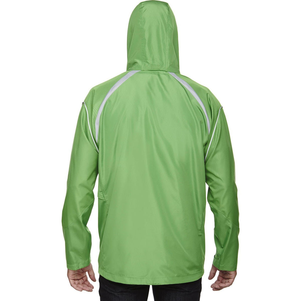 North End Men's Valley Green Sirius Lightweight Jacket with Embossed Print