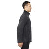 North End Men's Heather Charcoal Tall Voyage Fleece Jacket