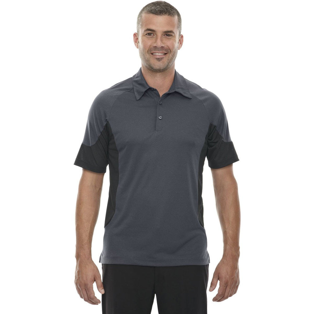 North End Men's Carbon Jersey Polo
