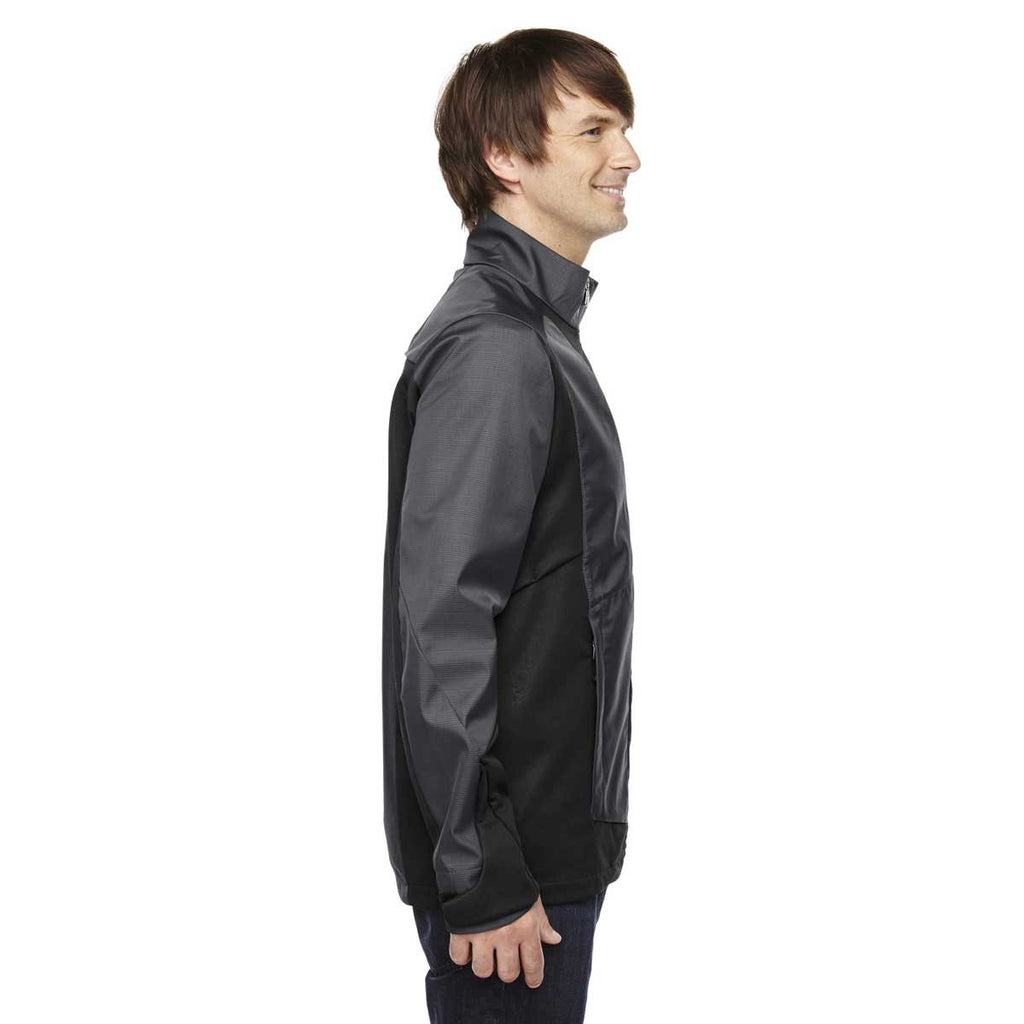 North End Men's Carbon Soft Shell Jacket with Heat Reflect Technology