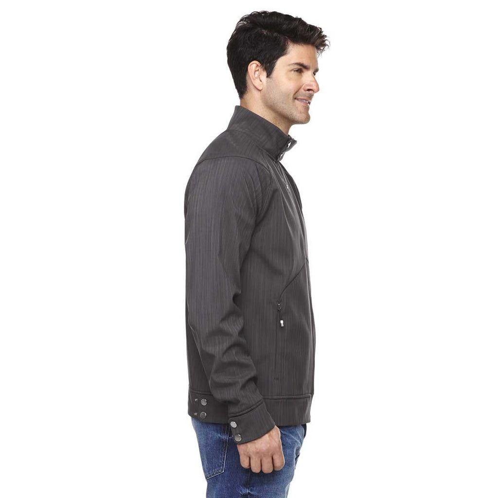 North End Men's Carbon Heather Two-Tone Jacket