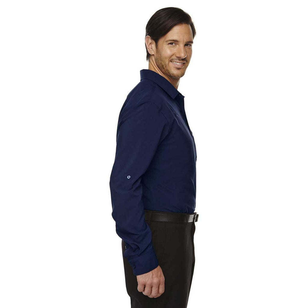 North End Men's Night Rejuvenate Performance Shirt with Roll-Up Sleeves