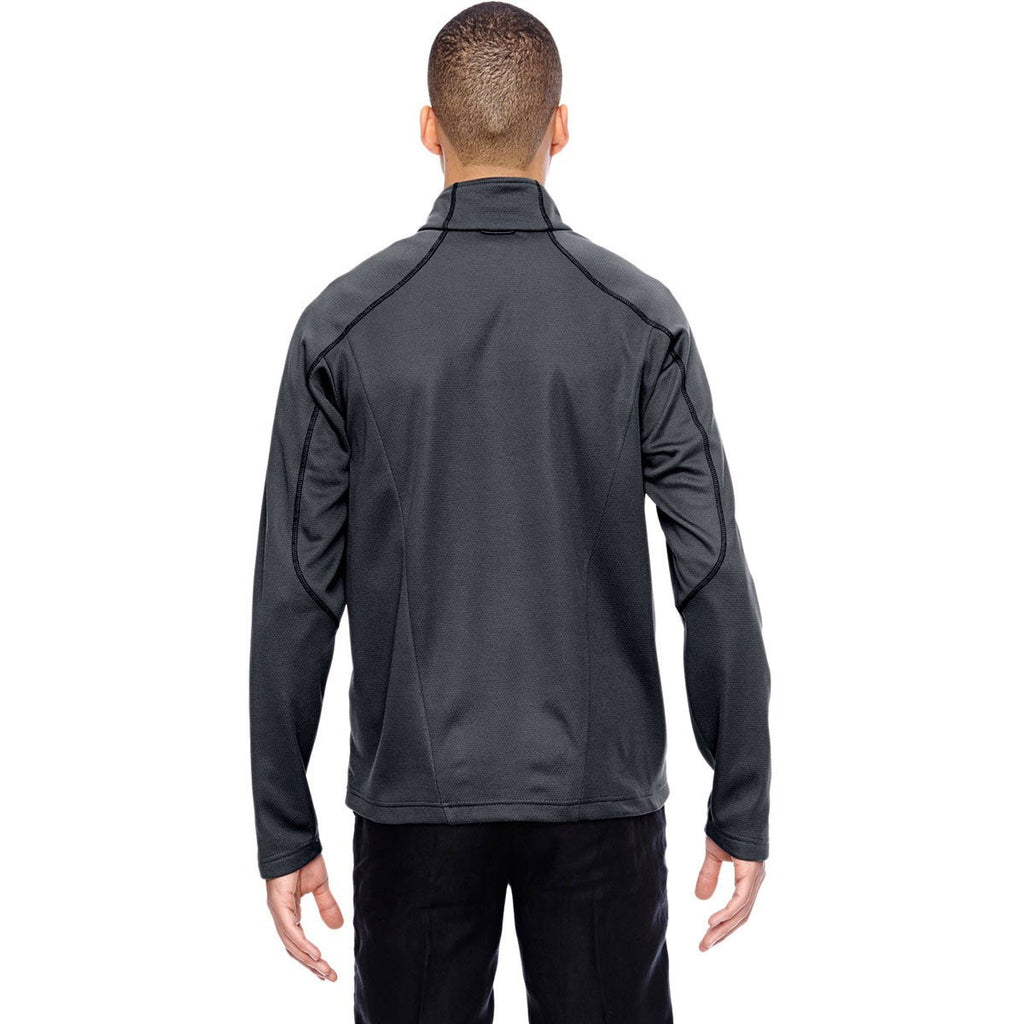 North End Men's Carbon Two-Tone Brush Back Jacket