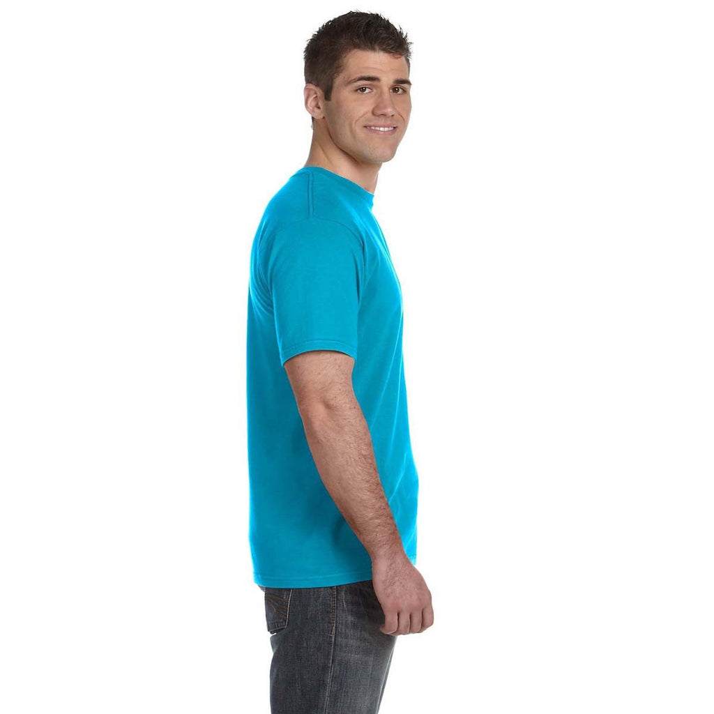 Anvil Men's Caribbean Blue Lightweight T-Shirt