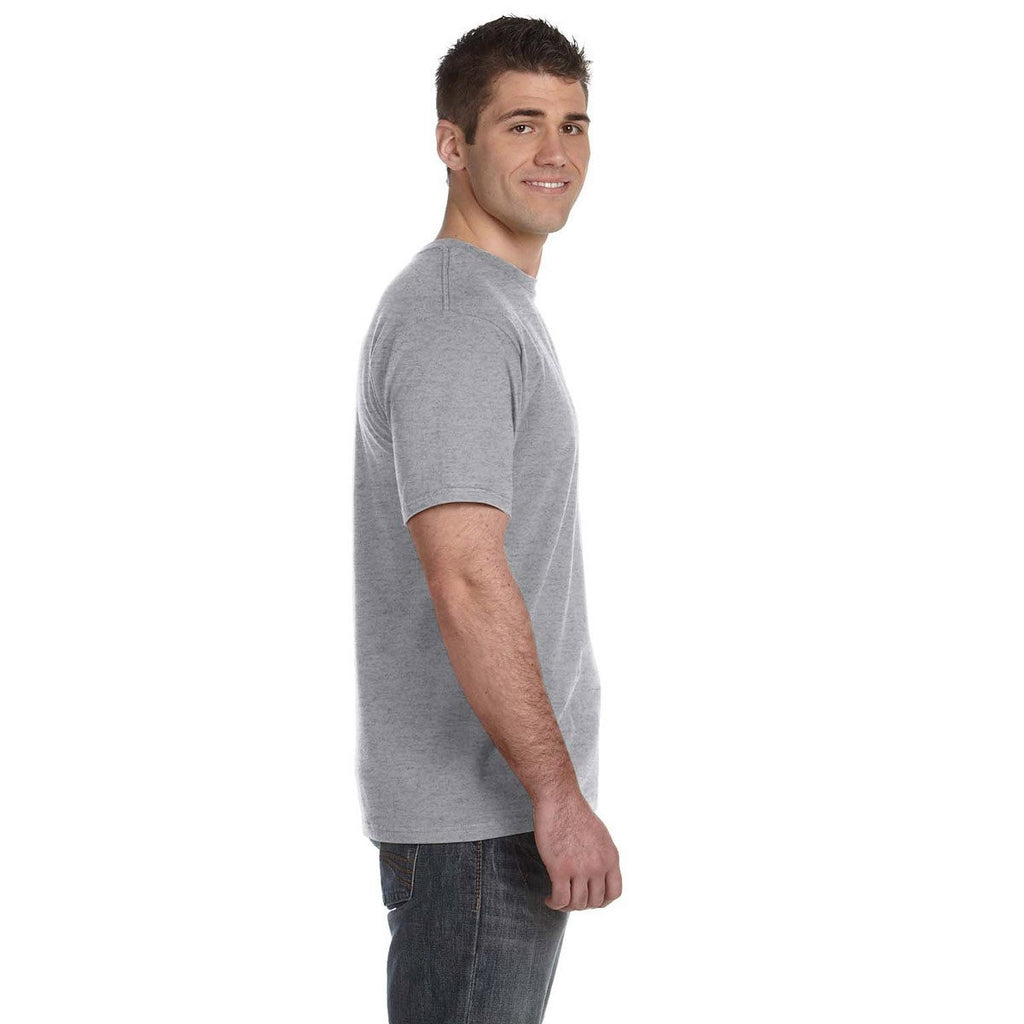 Anvil Men's Heather Grey Lightweight T-Shirt