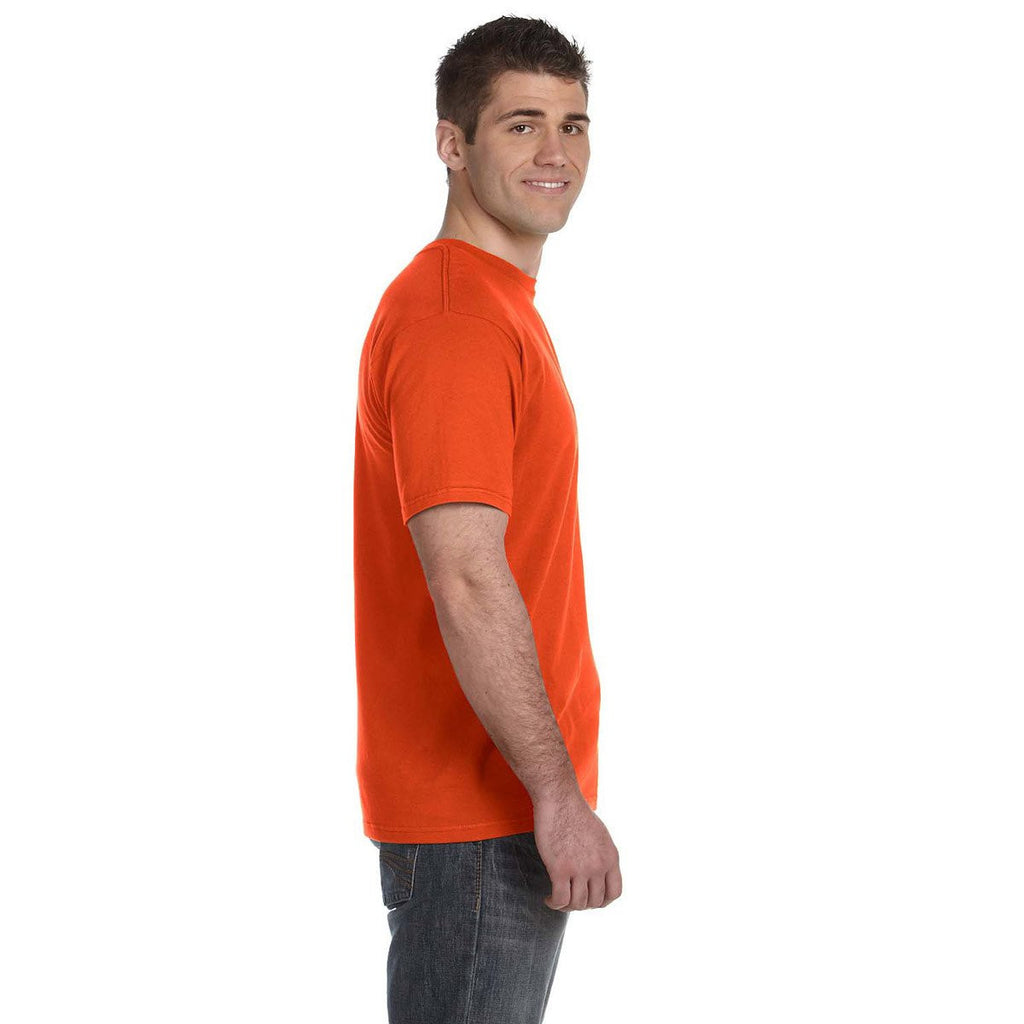 Anvil Men's Orange Lightweight T-Shirt