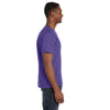 Anvil Men's Heather Purple Lightweight V-Neck T-Shirt
