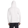 Anvil Men's White Lightweight Long-Sleeve Hooded T-Shirt
