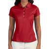 adidas-ladies-red-polo-solid