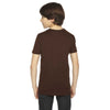 American Apparel Youth Brown 50/50 Poly-Cotton Short Sleeve Tee