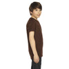 American Apparel Youth Brown 50/50 Poly-Cotton Short Sleeve Tee