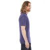 American Apparel Unisex Heather Imperial Purple 50/50 Short Sleeve Tee