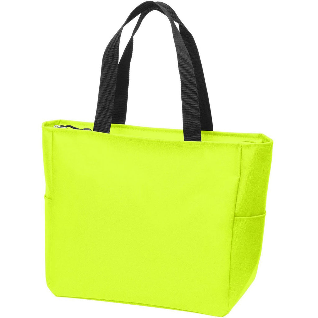 Port Authority Safety Yellow Essential Zip Tote