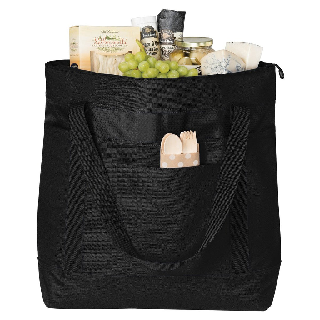 Port Authority Black Large Tote Cooler