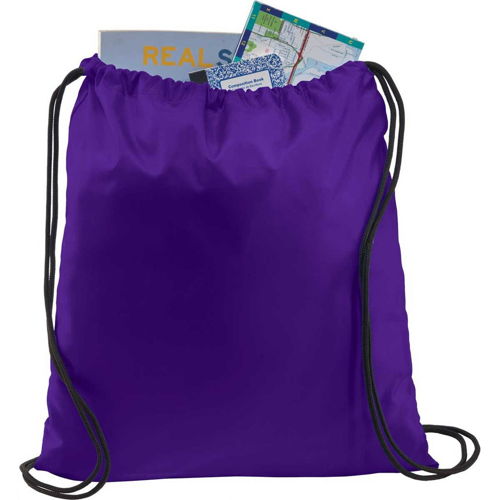 Port Authority Purple Ultra-Core Cinch Pack