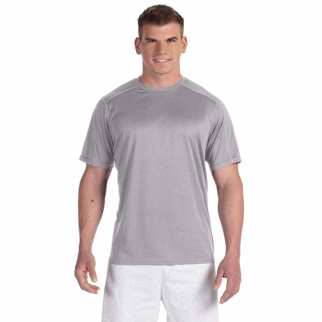 Champion Men's Slate Grey Heather Vapor 4-Ounce T-Shirt