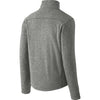 Port Authority Men's Pearl Grey Heather Microfleece Full-Zip Jacket