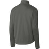 Port Authority Men's Grey Steel Active 1/2-Zip Soft Shell Jacket