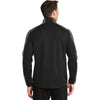 Port Authority Men's Deep Black/Grey Steel Active Colorblock Soft Shell Jacket