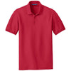 k100-port-authority-red-polo