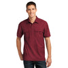 k557-port-authority-red-polo