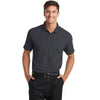 k572-port-authority-charcoal-grid-polo
