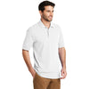 Port Authority Men's White Ezcotton Polo