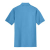 Port & Company Men's Aquatic Blue Ring Spun Pique Polo