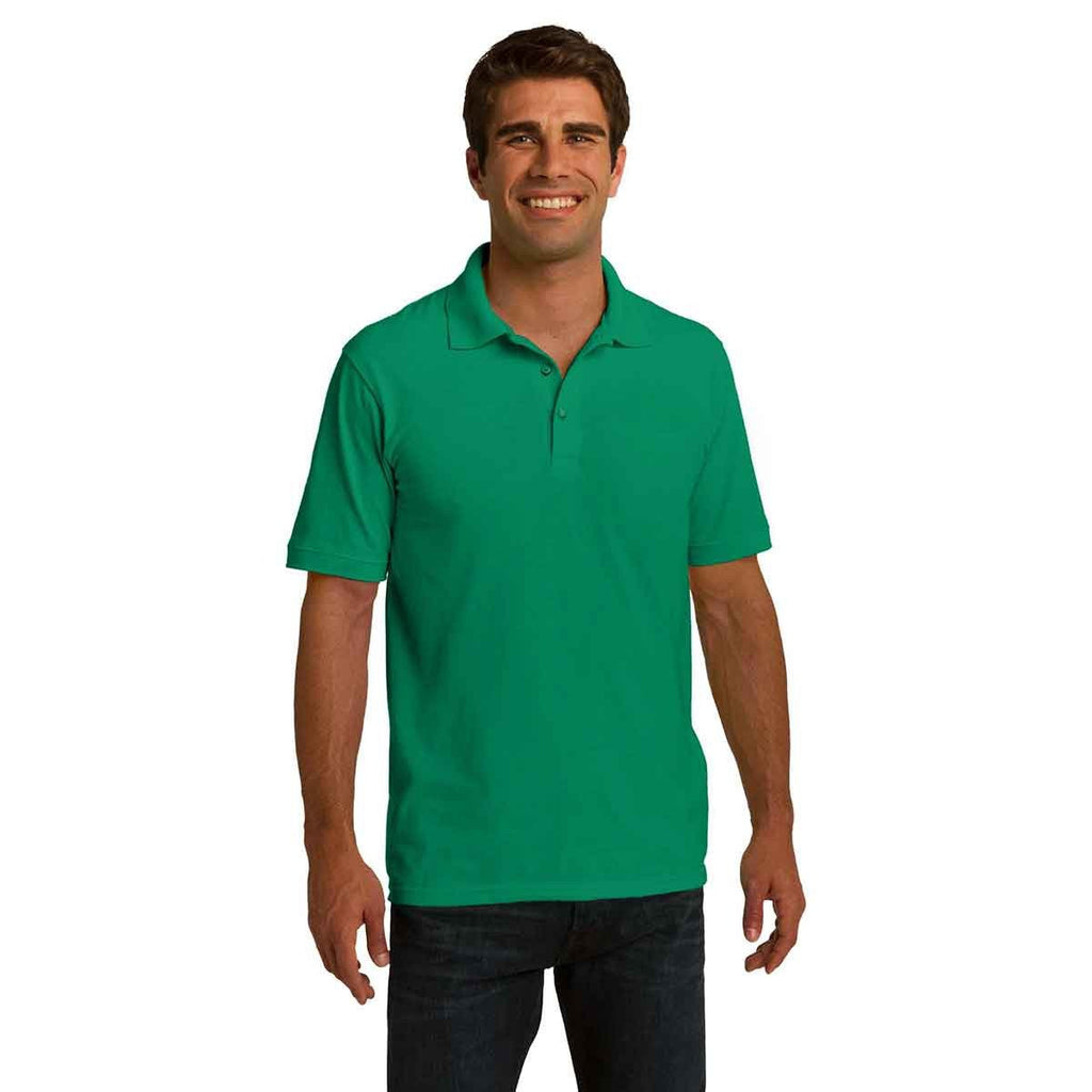 Port & Company Men's Kelly Ring Spun Pique Polo